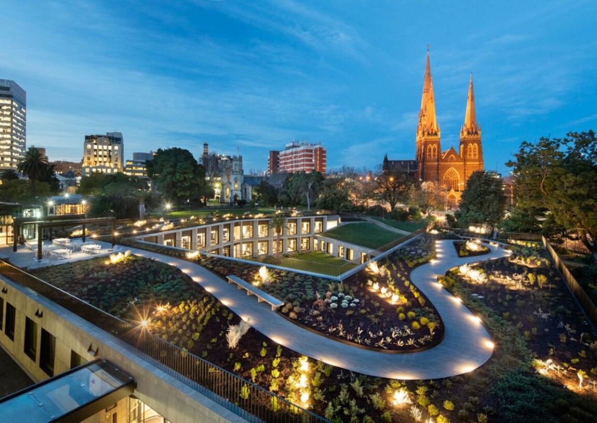A new garden-enveloped extension transforms Victoria’s Parliament House